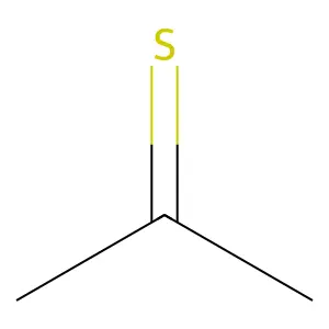 硫代丙酮 structure