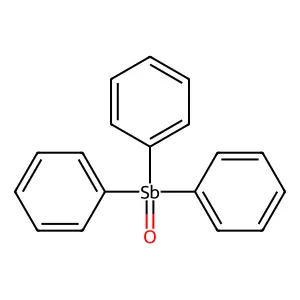 Stibine oxide, triphenyl- structure