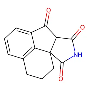 5,6-Dihydro-1H,4H-acenaphtho(1,8a-c)pyrrole-1,3,10(2H,10aH)-trione structure
