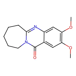 2,3-dimethoxy-6H,7H,8H,9H,10H,12H-azepino[2,1-b]quinazolin-12-one structure