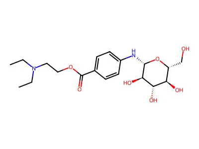 Procaine glucoside structure