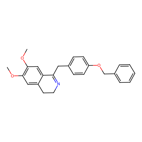 1-[4-(Benzyloxy)benzyl]-6,7-dimethoxy-3,4-dihydroisoquinoline structure
