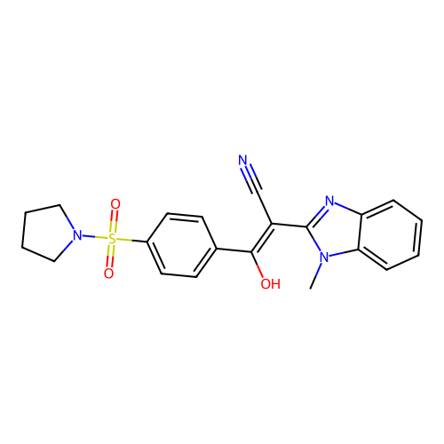 CAS 476279-70-6 - C21H20N4O3S structure