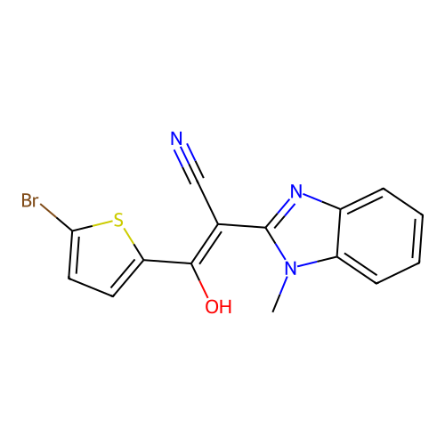 CAS 476279-78-4 - C15H10BrN3OS structure