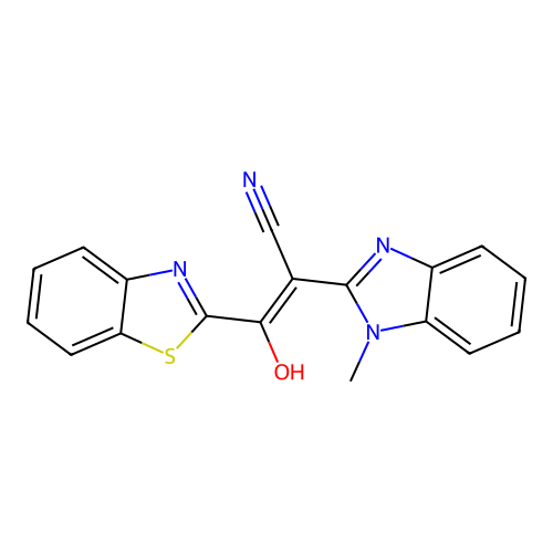 CAS 476279-86-4 - C18H12N4OS structure