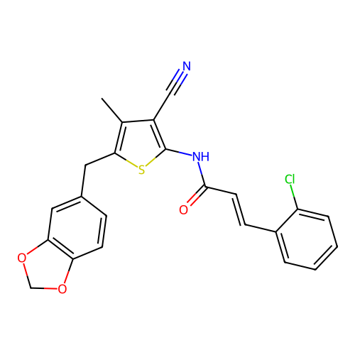 CAS 476368-10-2 - C23H17ClN2O3S structure