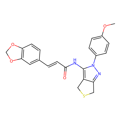 CAS 476458-20-5 - C22H19N3O4S structure