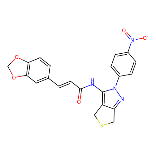 CAS 476458-96-5 - C21H16N4O5S structure