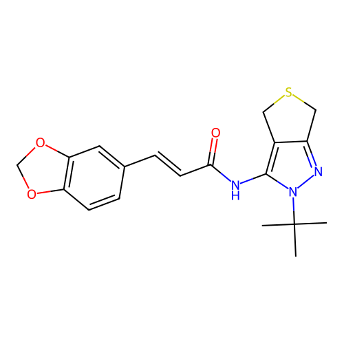 CAS 476459-26-4 - C19H21N3O3S structure