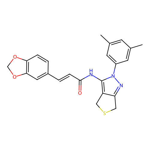CAS 476459-39-9 - C23H21N3O3S structure