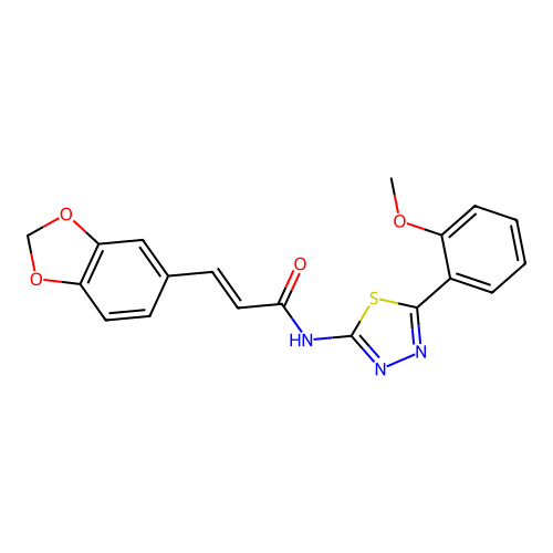 CAS 476460-30-7 - C19H15N3O4S structure