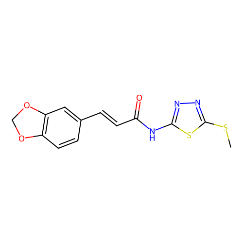 CAS 476464-06-9 - C13H11N3O3S2 structure