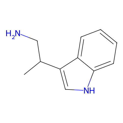 beta-Methyltryptamine structure
