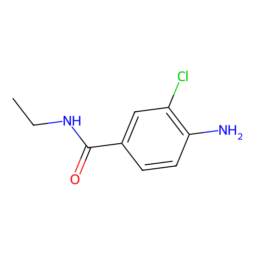 4-Amino-3-chloro-n-ethylbenzamide structure