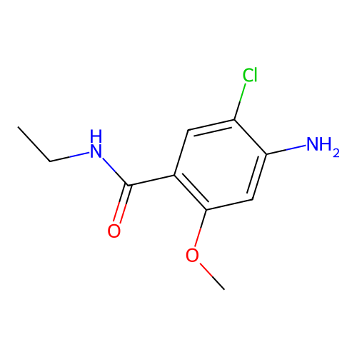 4-Amino-5-chloro-n-ethyl-2-methoxybenzamide structure