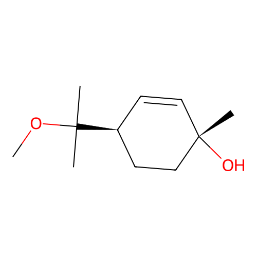 (1R,4R)-4-(2-Methoxypropan-2-YL)-1-methylcyclohex-2-EN-1-OL structure