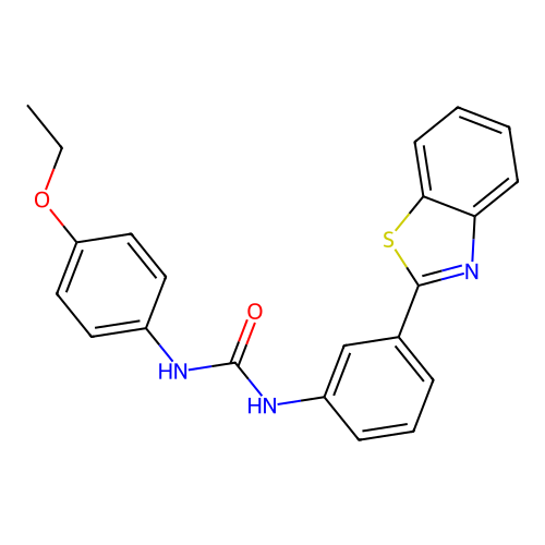 1-(3-(Benzo[d]thiazol-2-yl)phenyl)-3-(4-ethoxyphenyl)urea structure