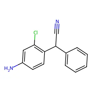 4-氨基-2-氯-α-苯基苯乙腈 structure