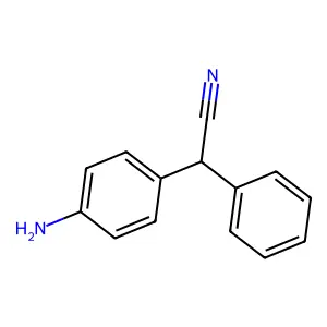 2-(4-氨基苯基)-2-苯基乙腈 structure
