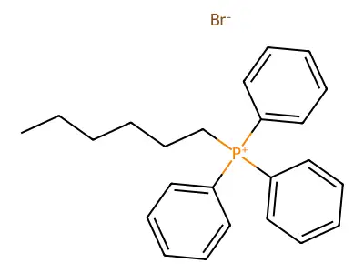 Phosphorane, hexylidenetriphenyl- structure