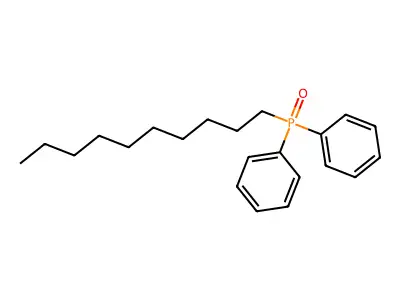 Decyldiphenylphosphine oxide structure