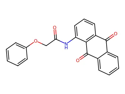 N-(9,10-dioxo-9,10-dihydroanthracen-1-yl)-2-phenoxyacetamide structure