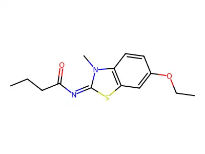 (E)-N-(6-ethoxy-3-methylbenzo[d]thiazol-2(3H)-ylidene)butyramide structure