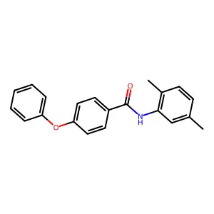 N-(2,5-dimethylphenyl)-4-phenoxybenzamide structure