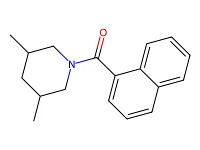 (3,5-Dimethylpiperidin-1-yl)-naphthalen-1-ylmethanone structure