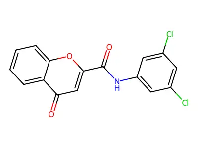 N-(3,5-dichlorophenyl)-4-oxo-4H-chromene-2-carboxamide structure