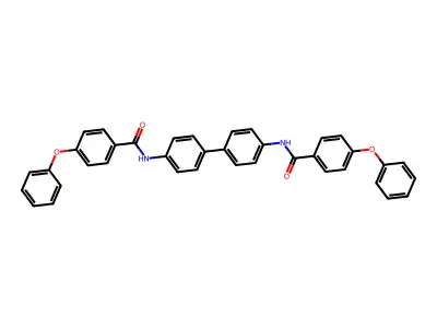 4-phenoxy-N-[4-[4-[(4-phenoxybenzoyl)amino]phenyl]phenyl]benzamide structure