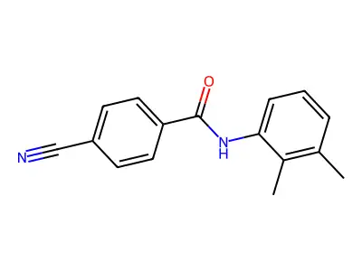 4-cyano-N-(2,3-dimethylphenyl)benzamide structure