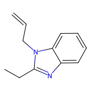 2-Ethyl-1-prop-2-enylbenzimidazole structure