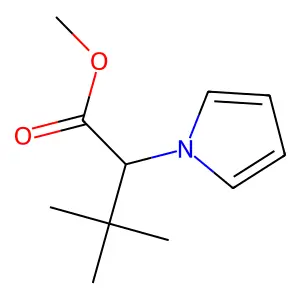 methyl (2S)-3,3-dimethyl-2-pyrrol-1-ylbutanoate structure