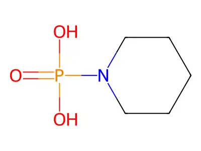 Piperidin-1-ylphosphonic acid structure