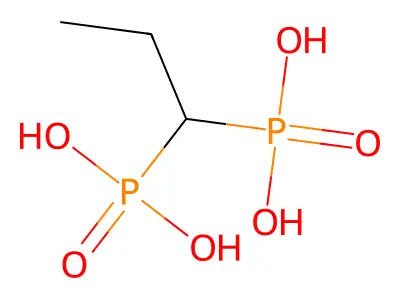 Phosphonic acid, propylidenebis- structure