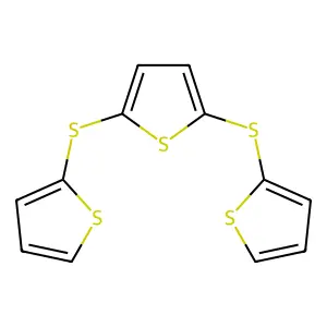2,5-Bis(thiophen-2-ylsulfanyl)thiophene structure