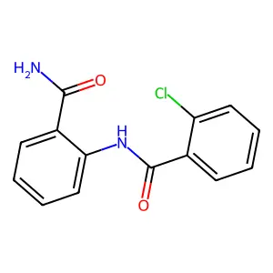 2-[(2-Chlorobenzoyl)amino]benzamide structure