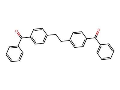 Methanone, (1,2-ethanediyldi-4,1-phenylene)bis[phenyl- structure