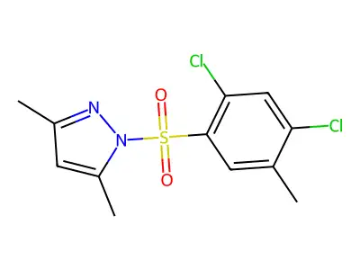 1-(2,4-Dichloro-5-methylphenyl)sulfonyl-3,5-dimethylpyrazole structure