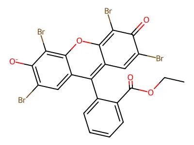 Ethyl eosin anion structure