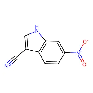 6-Nitro-1H-indole-3-carbonitrile structure