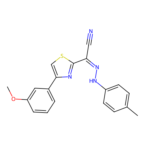 C19H16N4OS structure