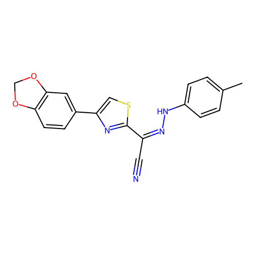 C19H14N4O2S structure