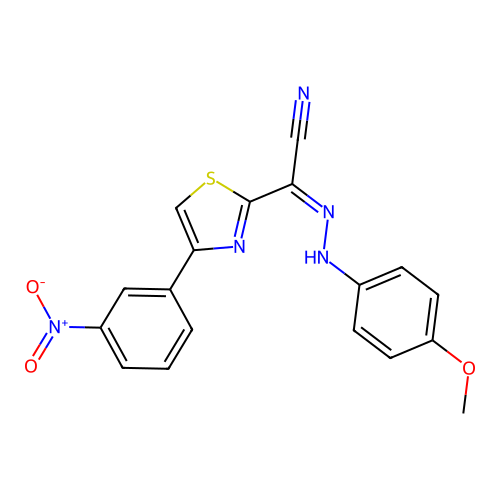 C18H13N5O3S structure