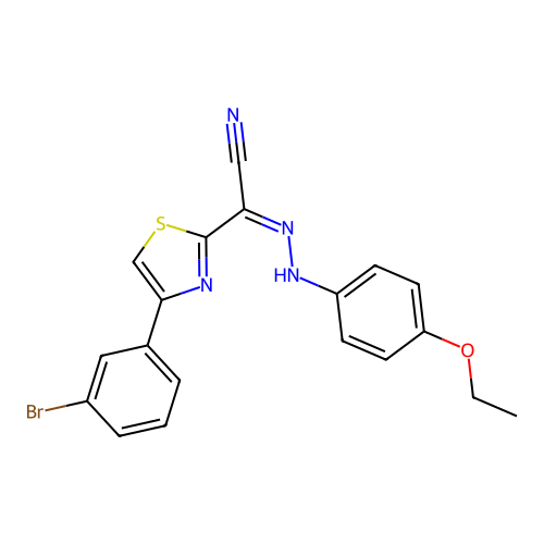 C19H15BrN4OS structure