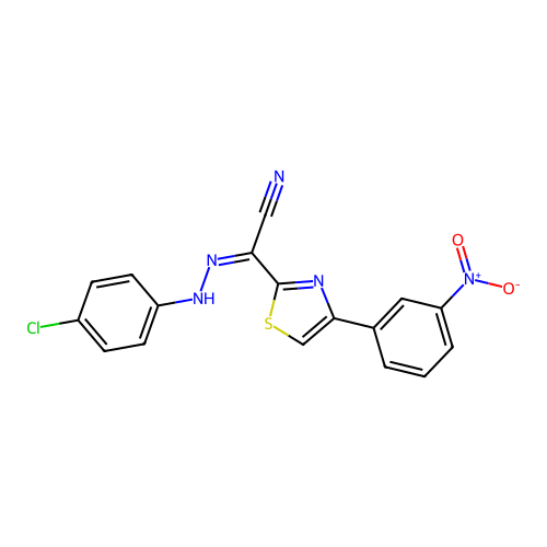 C17H10ClN5O2S structure