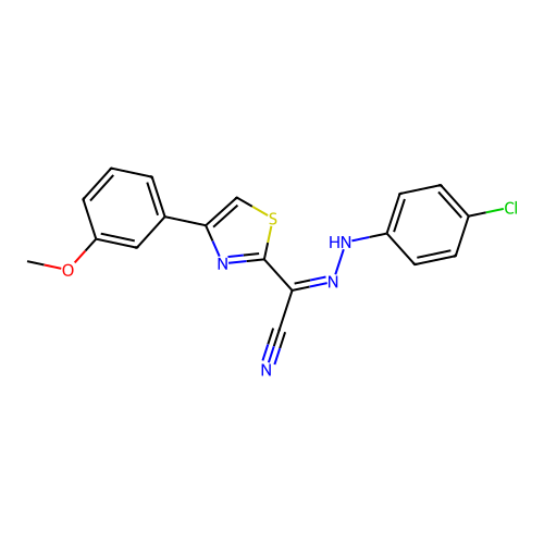 C18H13ClN4OS structure