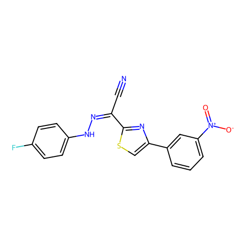 C17H10FN5O2S structure