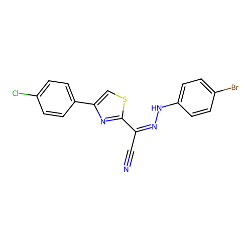 C17H10BrClN4S structure